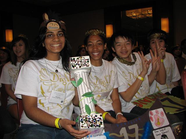 IMG_6647.JPG - Newly elected Division LG Tripti Soni holds the ‘Spirit Stick’ won by Division 17, Montgomery County, MD.
