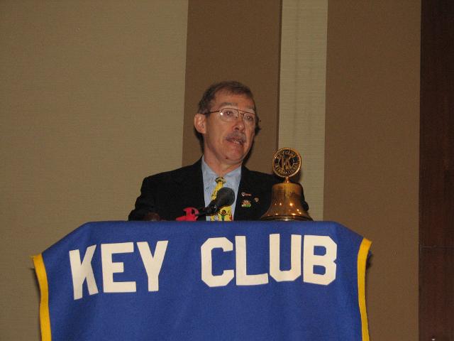 IMG_6660.JPG - Kiwanis Governor Don Dudey kicks things off on behalf of the K-Family speaking of our wonderful involvement of all our Kiwanis unique six K-Family member Sponsored Leadership Program organizations. Together we’re leaders at every level.