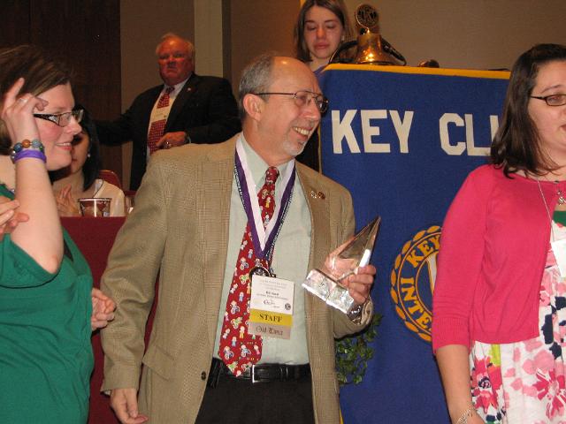 IMG_6902.JPG - Bill Hand announced his retirement as Assistant Administrator of Key Club at this Convention to also announce he is running for Kiwanis District Trustee for the Mason Dixon Region.  He has everyone’s, and we mean everyone’s respect, admiration and thanks for his service to Key Club and Kiwanis.  Most of us have seen him at work with our Key Clubs from district and international conventions, to the K-Family Weekend, and as Zone Administrator, ALL at the same time.