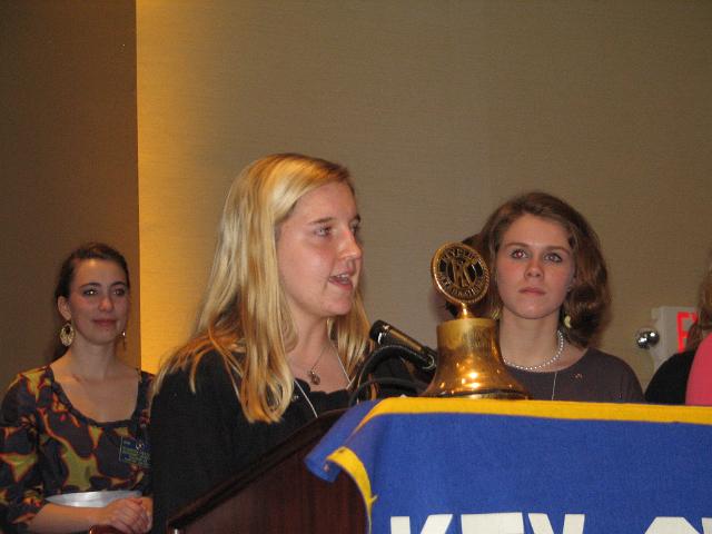 IMG_6911.JPG - On this last day, the Retirement of the 2009-2010 Officers & Directors was done by Joe, Governor Don Dudey and Governor Samah, and the Installation of the 2010 – 2011 Officers & Directors, Lieutenant Governors by Governor Elect Tom Varner and Joe, plus our new Assistant Key Club Administrator Nichole McDermott was installed.   The newly elected Key Club Governor is Rachel Slotter, from Division 15.  Congratulations, Rachel to you and your team!