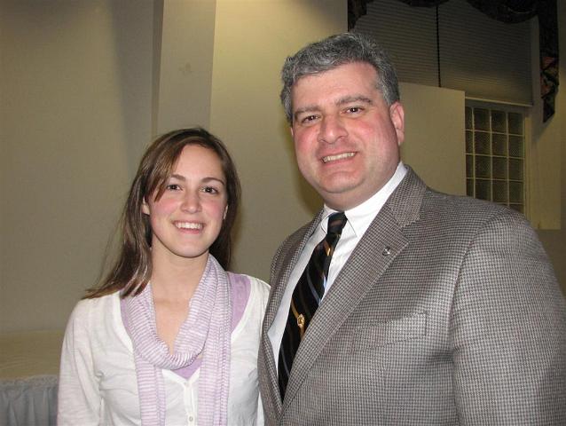 IMG_6337.JPG - President Paul with Maria, his now thirteen year daughter on her BIRTHDAY!