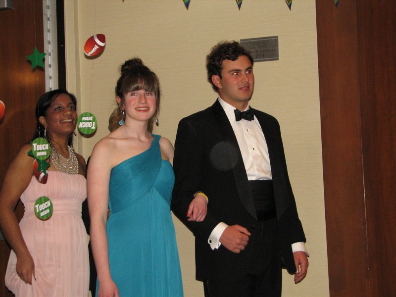 IMG_0781.JPG - The presentation at the banquet of the Key Club Executive Board and Lieutenant Governors is always a highlight of the convention. While we can’t show all, here are some of the officers.  LG Division 16 Grace Mezzy and her escort.