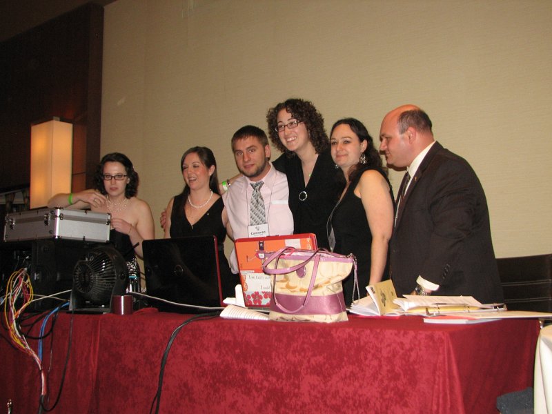 IMG_0793.JPG - Behind all the smooth flowing organization and audio/video technology is the DCON producers & directors.  Here they are at work now.  Thanks!