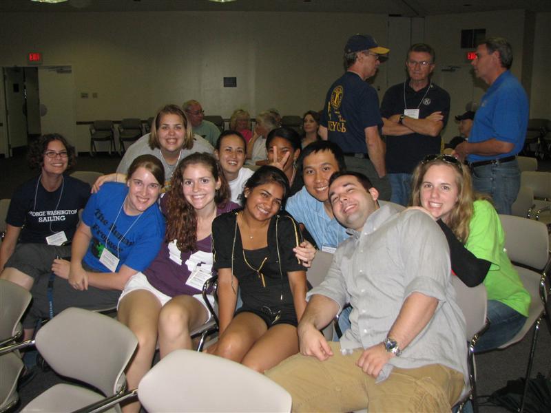 IMG_0355.JPG - CKI leaders are ready for the Friday night opening session of “the ice breakers”.  Ready to party!