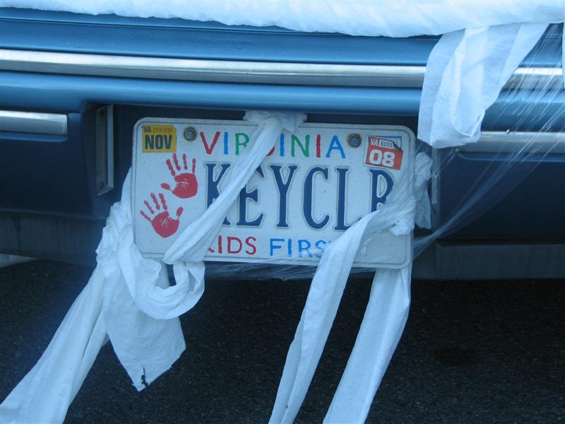 IMG_0499.JPG - Joe’s decorated license says it all:  “Key Club.  Kids First”.  Thanks, Joe for all you do for the K-Family!